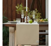 Дорожка на стол Этель Home 40x146 см, цвет молочный, 100% хлопок, саржа 250 г/кв.м 10472156