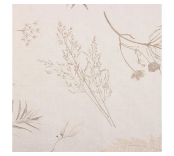 Скатерть Этель Flower herbarium 146x180 см, 100% хлопок, репс 210 г/кв.м 10283415