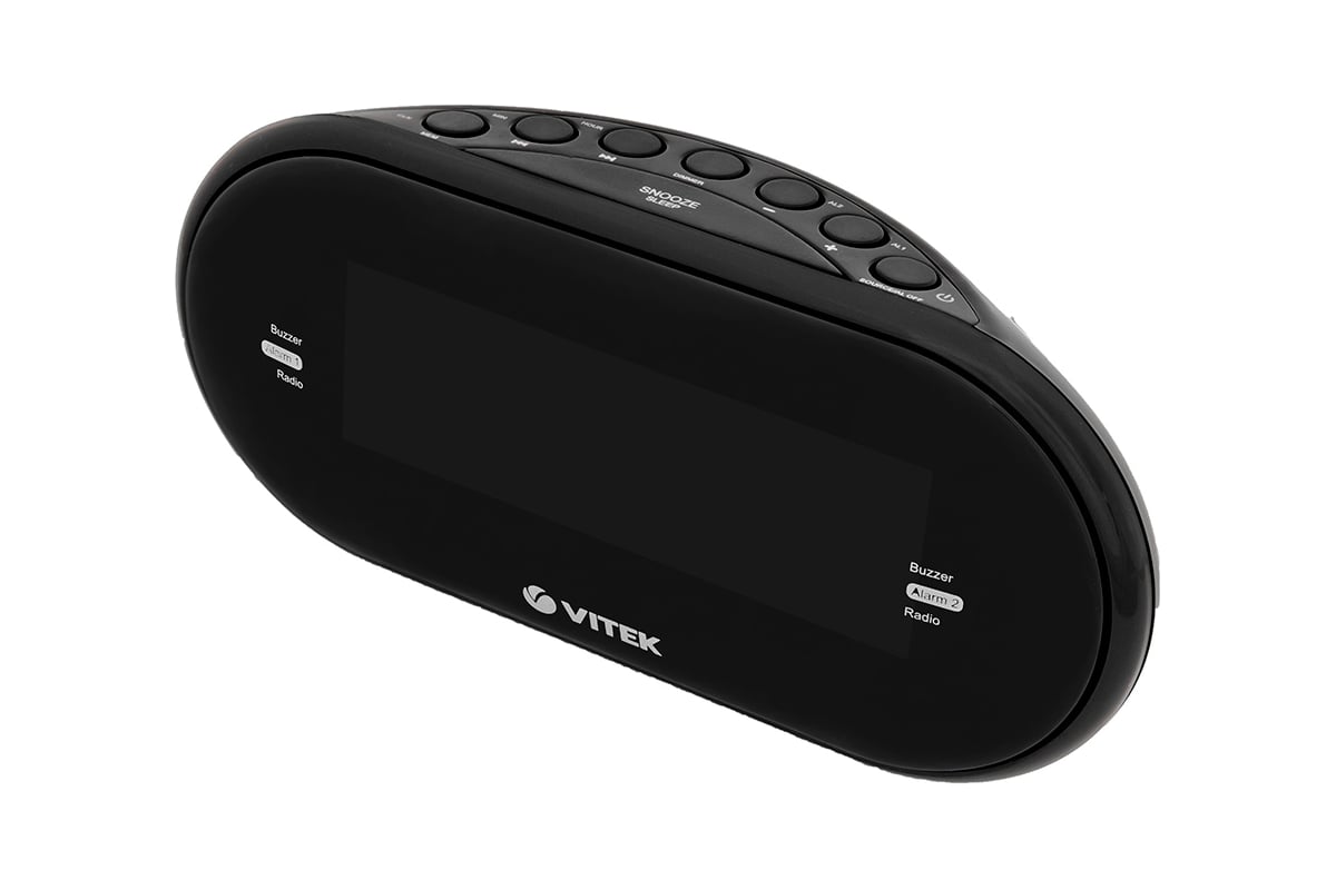 Радиочасы VITEK PLL FM тюнер с памятью на 10 AM/10 FM станций 6602-VT ...