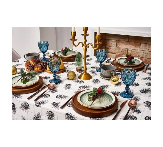 Скатерть Этель Christmas 150x250 см, 100% хлопок, саржа 190 г/кв.м 9215858