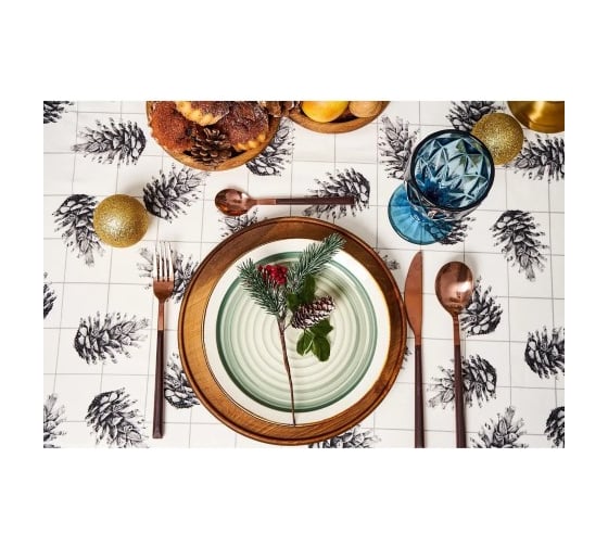 Скатерть Этель Christmas 150x250 см, 100% хлопок, саржа 190 г/кв.м 9215858