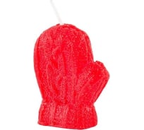 Свеча Волшебная страна Варежка красная 006020