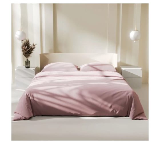 Комплект постельного белья LoveLife 1.5 спальный Almond flower 150х215 см, 150х225 см, 50х70±3 см, 2 шт, микрофибра 85 г/кв.м 9444910 1