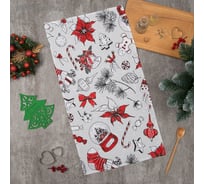 Полотенце Доляна Новогоднее настроение 40x70 см, 100% хлопок, 164 г/м2 4478718