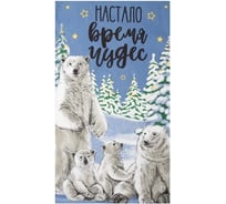 Полотенце Доляна Время чудес 35x60 см, 100% хлопок, 160 г/м2 4389611