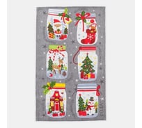 Полотенце Доляна Волшебного года 35x60 см, 100% хлопок, 160 г/м2 4389627