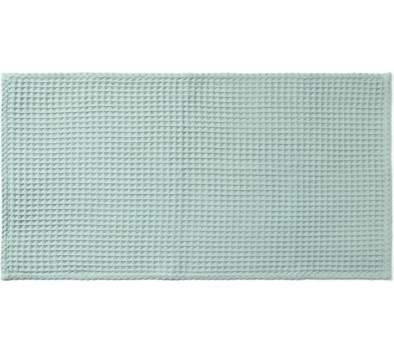 Банное вафельное полотенце Этель Boho 45х90 см, мятный, 100% хлопок 10643288 1
