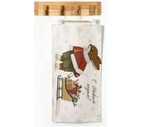 Полотенце Этель Везу подарки 40x73 см, 100% хлопок, саржа 190 г/м2 10646661