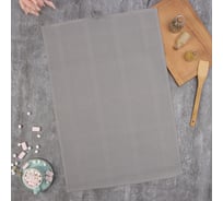 Полотенце Этель серый, 50x70 см, 100% хлопок 9549050