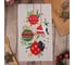 Полотенце Доляна Новогодние игрушки 28x46 см, 100% хлопок, рогожка 164 г/м2 9770501 1