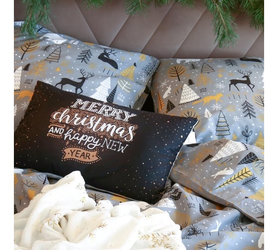 Подушка Этель Christmas mood 60х40 см, 100% п/э 9744891
