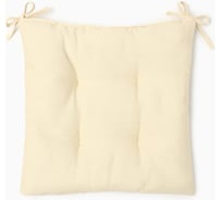 Сидушка на стул Этель Home 42x42 см, молочный, 100% хлопок, саржа 250 г/м2 10472155