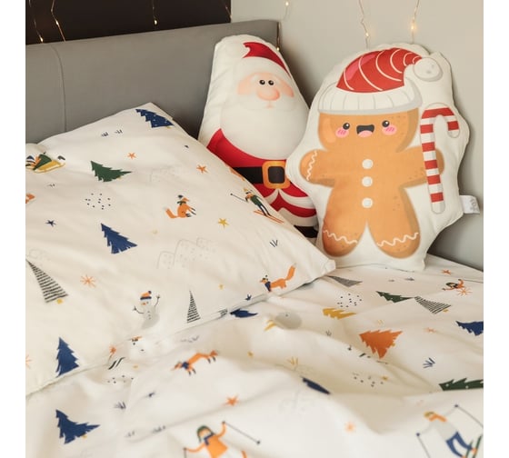 Подушка Этель Пряня 30x39 см, 100 п/э, велюр 10454199
