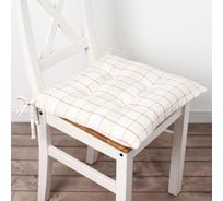 Сидушка Этель Bright cage 40x40 см, 100% хлопок, рогожка 186 г/м2 10658871