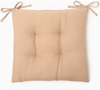 Сидушка Этель ECO, бежевый, 42x42 см, 70% хлопок, 30% лён, 190 г/м2 10398301