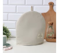 Грелка Этель ECO, молочный, 28x28 см, 70% хлопок, 30% лён, 190 г/м2 9631142