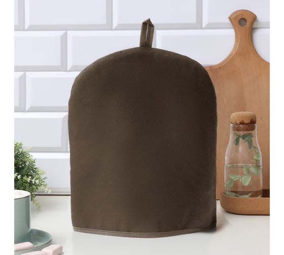 Грелка на чайник Этель Home collection green МИКС 28x28 см, 45% лён, 55% хлопок 10609973