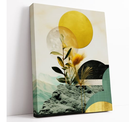 Картина Симфония Горные листки 50x40 см 1-364