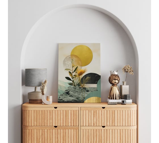 Картина Симфония Горные листки 50x40 см 1-364