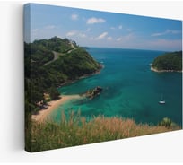 Картина Симфония Морской пляж 50x100 см 1-346