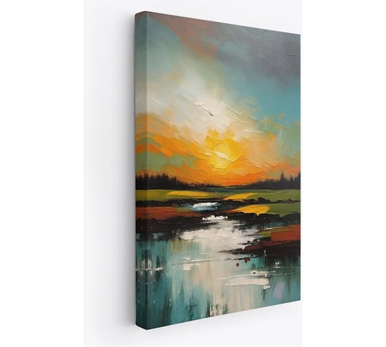 Картина Симфония Вечереет 70x50 см 1-340