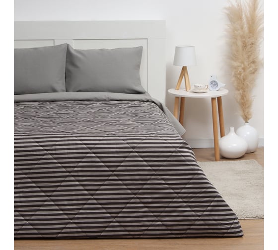 Покрывало LoveLife 2 спальное, Strip 180*210±5 см, новосатин, 100% п/э 10290725