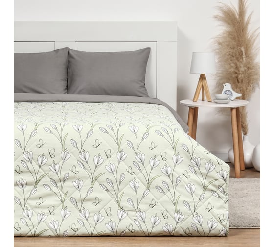 Покрывало LoveLife евро, Tulips 200*230±5 см, жатка, 100% п/э 10624013 1