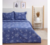 Комплект постельного белья LoveLife 2 спальный Dandelions 175х215 см, 210х220 см, 50х70 см, 2 шт, 100% хлопок, бязь, 125 г/кв.м 10404354