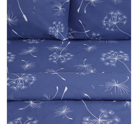 Комплект постельного белья LoveLife 2 спальный Dandelions 175х215 см, 210х220 см, 50х70 см, 2 шт, 100% хлопок, бязь, 125 г/кв.м 10404354