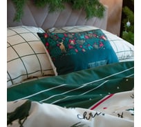Комплект постельного белья Этель евро Magical Christmas 200х217 см, 220х240 см, 70х70 см 2 шт, бязь 7733881