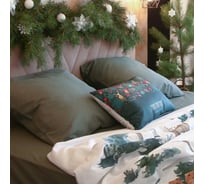 Комплект постельного белья Этель 2 спальный Winter village 175х215 см, 200х220 см, 70х70 см 2 шт, бязь 125 г/кв.м 7356780