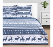 Комплект постельного белья Этель Евро Scandi dream 200х217 см, 220х240 см, 70х70 см 2 шт, бязь 10383309