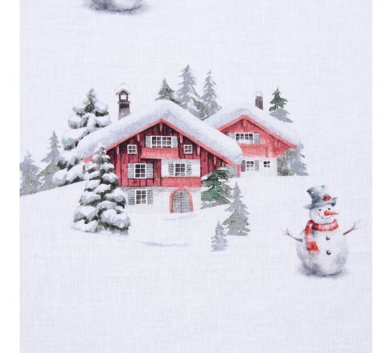 Комплект постельного белья Этель Funny snowman дуэт 143х215 см 2 шт, 220х240 см, 70х70 см 2 шт, поплин 125 г/кв.м 10383283