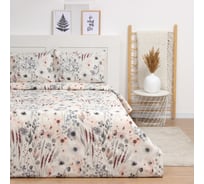 Комплект постельного белья LoveLife евро Летний вечер 225х215 см, 240х220 см, 50х70 см, 2 шт, 100% хлопок, бязь, 125 г/кв.м 10404359