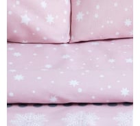 Комплект постельного белья Этель дуэт Snow 143х215 см, 2 шт, 220х240 см, 70х70 см, 2 шт, 100% хлопок, бязь 125 г/кв.м 7076990