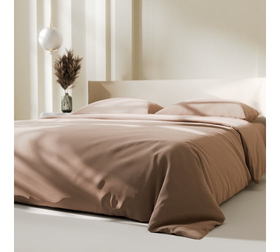 Комплект постельного белья LoveLife дуэт Gold sand 150х215 см, 2 шт, 225х240 см, 50х70±3 см, 2 шт, микрофибра 85 г/кв.м 9444916