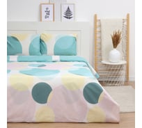 Комплект постельного белья LoveLife 2 спальный Бабл Гам 175х215 см, 210х220 см, 50х70 см, 2 шт, 100% хлопок, бязь, 125 г/кв.м 10404328