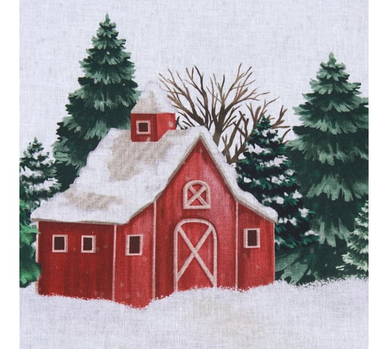 Комплект постельного белья Этель Winter ranch 1.5 сп 143х215 см, 150х214 см, 70х70 см 2 шт, поплин 125 г/кв.м 10385157