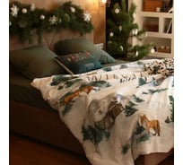 Комплект постельного белья Этель 1.5 сп Winter village 143х215 см, 150х214 см, 70х70 см 2 шт, бязь 125 г/кв.м 7356779