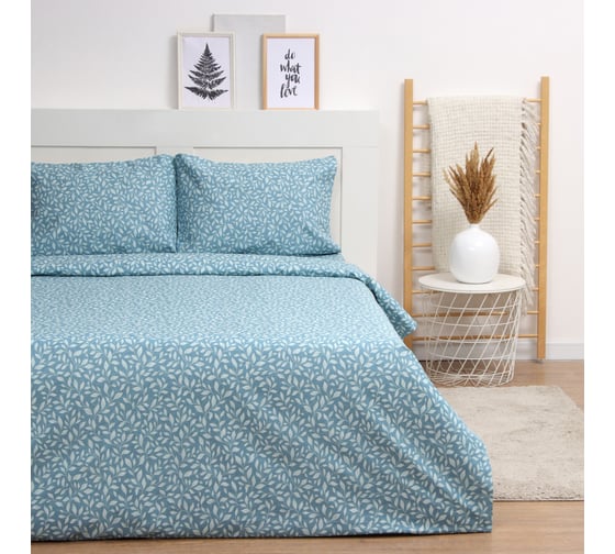 Комплект постельного белья LoveLife 2 спальный Мгновение 175х215 см, 210х220 см, 50х70 см, 2 шт, 100% хлопок, бязь, 125 г/кв.м 10404329
