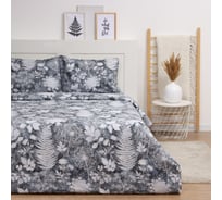 Комплект постельного белья LoveLife 2 спальный Flower field 175х215 см, 210х220 см, 50х70 см, 2 шт, 100% хлопок, бязь, 125 г/кв.м 10404369