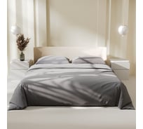 Комплект постельного белья LoveLife 2 спальный Gray mist 180х215 см, 200х225 см, 50х70±3 см, 2 шт, микрофибра 85 г/кв.м 9444903