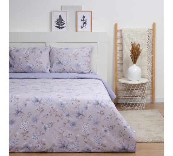 Комплект постельного белья LoveLife 1.5 спальный Soft 143х215 см, 150х225 см, 50х70 см, 2 шт, 100% хлопок, сатин, 125 г/кв.м 10416722