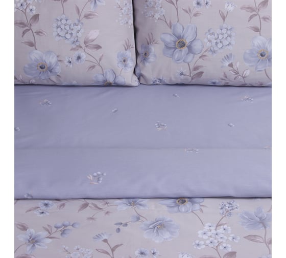 Комплект постельного белья LoveLife 1.5 спальный Soft 143х215 см, 150х225 см, 50х70 см, 2 шт, 100% хлопок, сатин, 125 г/кв.м 10416722
