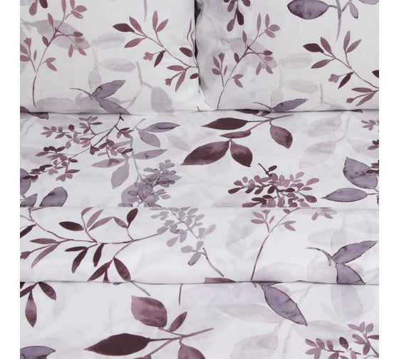 Комплект постельного белья Экономь и Я 1.5 спальный Spring morning 147х215 см, 150х215 см, 50х70 см, 1 шт, полисатин, 80 г/кв.м 10624072