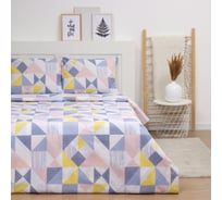 Комплект постельного белья LoveLife евро Зазеркалье 225х215 см, 240х220 см, 50х70 см, 2 шт, 100% хлопок, бязь, 125 г/кв.м 10404342