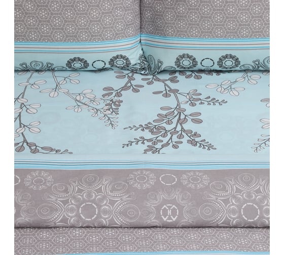 Комплект постельного белья LoveLife евро Flower 225х215 см, 240х220 см, 50х70 см, 2 шт, 100% хлопок, бязь, 125 г/кв.м 10404345