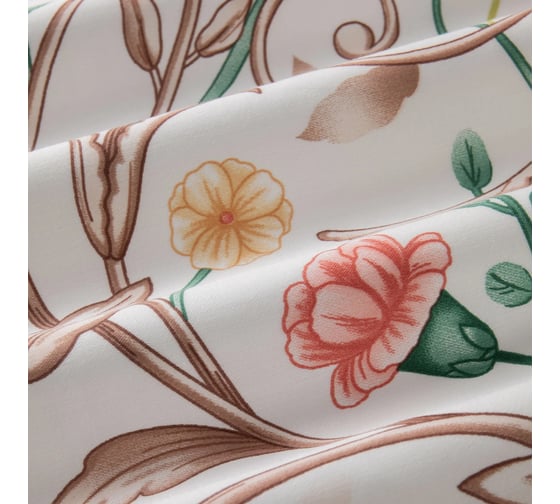 Комплект постельного белья Verossa Сатин, Семейный, Summer meadow, 145 гр/м2, с наволочками 50/70,70/70 794353