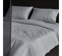 Простыня Verossa Страйп 180/215 Silver moon, 120 гр/м2, 925727