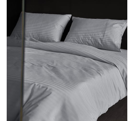 Простыня Verossa Страйп 180/215 Silver moon, 120 гр/м2, 925727 1